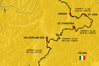 Hier verläuft die BIKE Transalp 2017