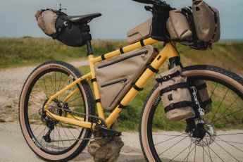 Wasserdichte Rockrider Bikepacking-Taschen für die langen Touren