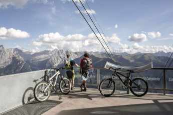 Radwegenetz um die Pala di San Martino, Superlift im Val di Fassa