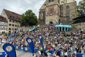 Einmal als VIP beim Radrennen