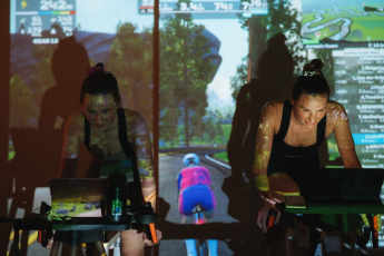 Indoor-Training bei der Female Cycling Force