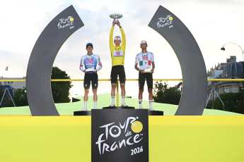 Les vélos des meilleurs coureurs du classement général