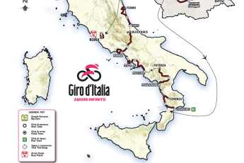 Die Strecke der Italien-Rundfahrt - alle Etappen, alle Profile