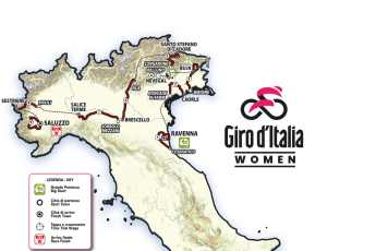 Die Strecke des Frauen-Giro
