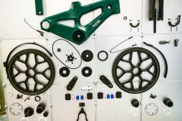 How the bicycle made from recycled plastic is created