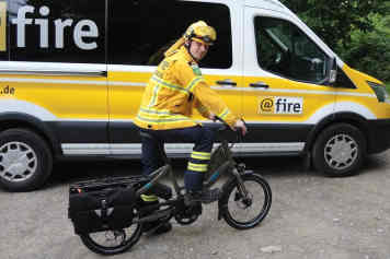 Tern spendet Quick Haul E-Cargobikes an Katastrophenschutz-Organisation