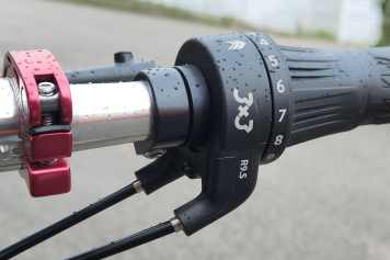 Die 3X3-Nabenschaltung macht das Vello-Klapprad noch praktischer