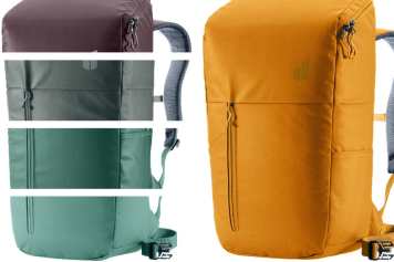 Nachhaltiger Rucksack aus Produktionsüberschüssen