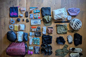 Sandras Packliste für die Gravel-Tour