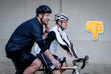 Bundesminister Klingbeil und Schneider auf dem Bike