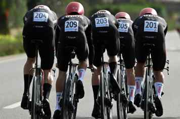 Neues Zeitfahrrad von BMC gesichtet