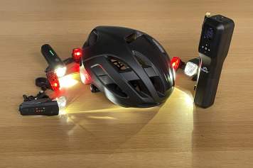 Helm, Lichtsets und Akku-Pumpe - Empfehlung