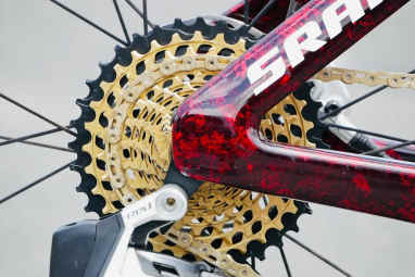 Das Rennrad der Tour-Dritten