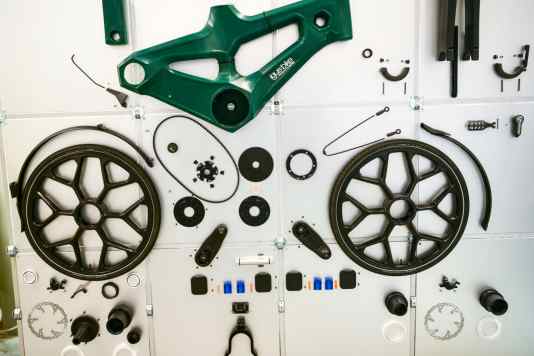 So entsteht das Fahrrad aus recyceltem Kunststoff