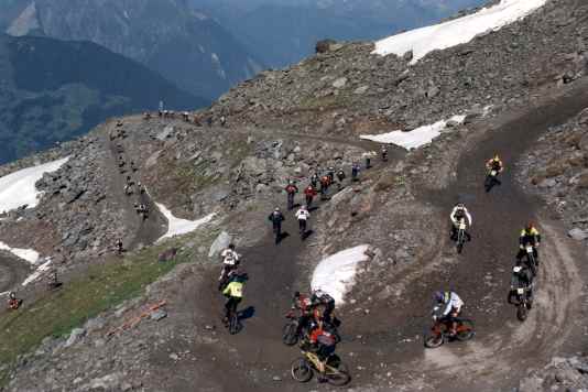 Die Mégavalanche-Strecke von Alpe d’Huez