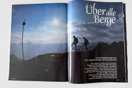 Die erste Transalp - die Heckmair-Route