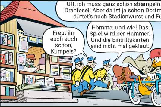 Eine Ente auf Mission im Ruhrgebiet