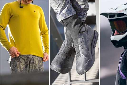 Merino-Jersey, Regenschuhe und Fullface-Helm im Härtetest