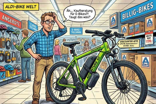 Was Du bei E-MTBs vom Discounter beachten musst