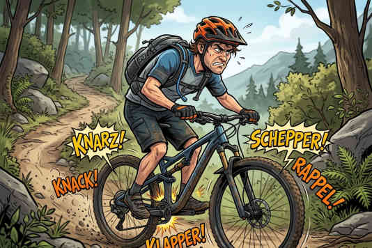 Geräuschanalyse am Fahrrad