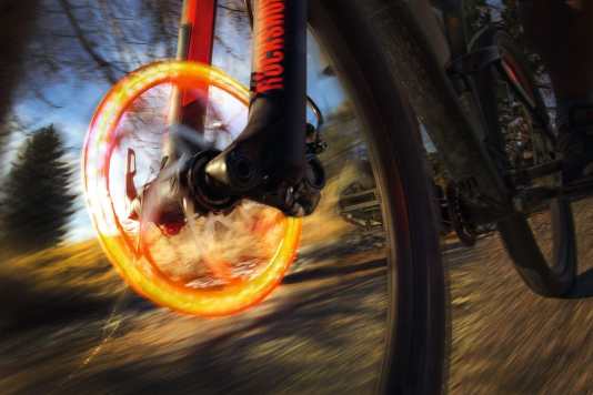 Wie auch das Fahrrad einen Waldbrand auslösen kann