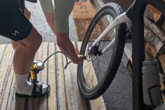 Fahrradreifen richtig aufpumpen