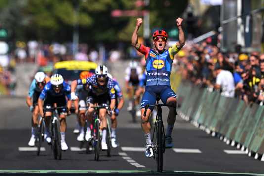 Les vélos des trois premiers du classement par points