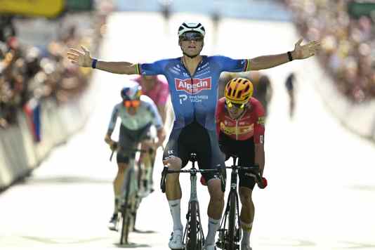 Van der Poel gewinnt Sekundenkrimi auf verkürzter Etappe