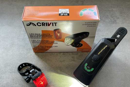 Fahrradlicht-Set von Lidl überrascht