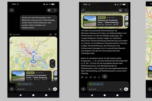 Routenplanung mit ChatGPT