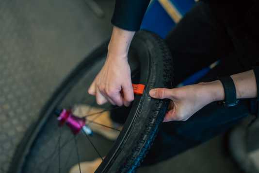 Reifen wechseln am Gravelbike