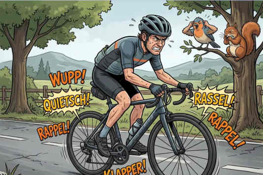 Geräuschanalyse am Rennrad