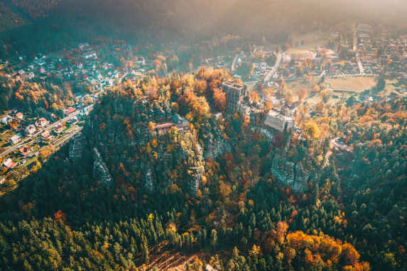 Trail-Spot im Südosten von Sachsen