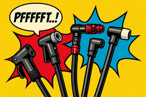 The crucial detail on the bicycle pump