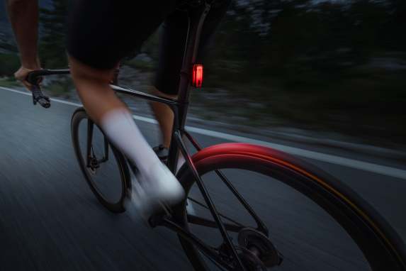 Tried and tested rear light rethought with brake light and Bluetooth