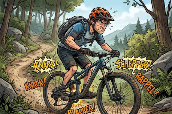 Analysing noises on a bicycle