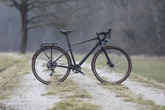 Winter road bike and gravel commuter in one