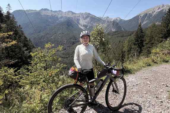 Checking your bike before a bikepacking trip