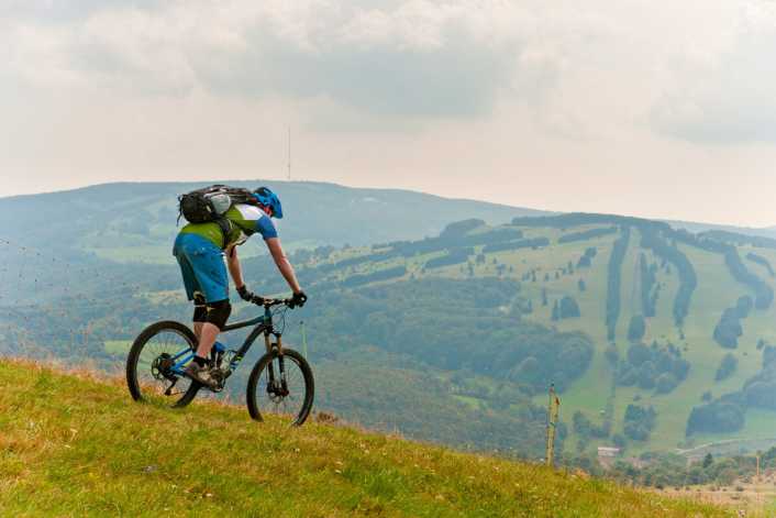 Kreuzberg Supertrail in der Rhön