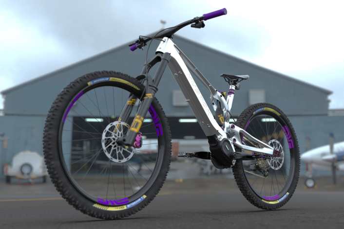 Ein E-MTB direkt aus der Zukunft