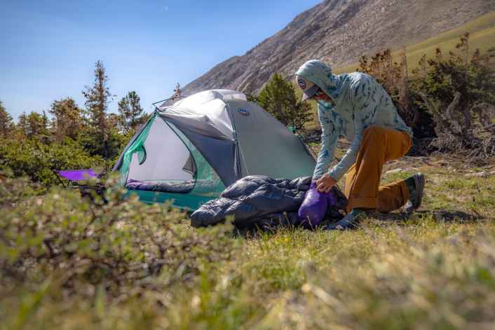 Bikepacking-Unterkunft leicht und handlich