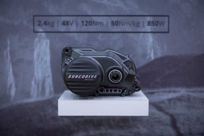 Lightweight e-bike motor with 120 Nm and 850 watts