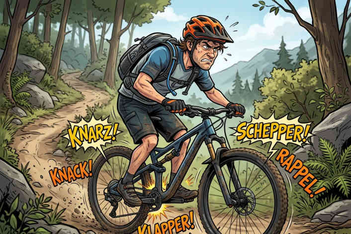 Analysing noises on a bicycle