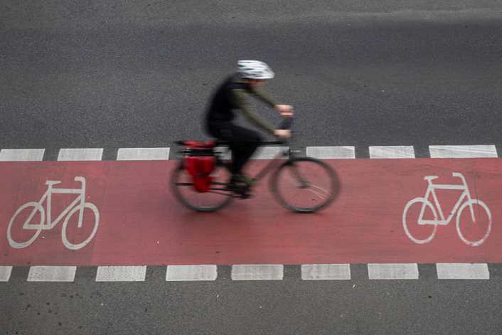 Radfahrer fühlen sich anderen Radfahrern stark verbunden