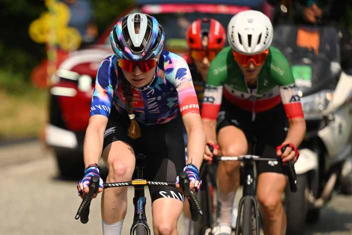 Le point d'exclamation d'Antonia Niedermaier au Giro d'Italia Women