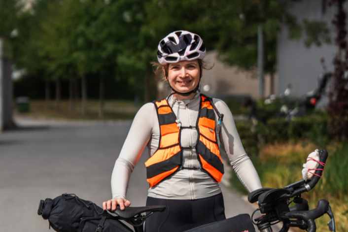 The Albion Visibility Cargo Vest put to the test in ultracycling