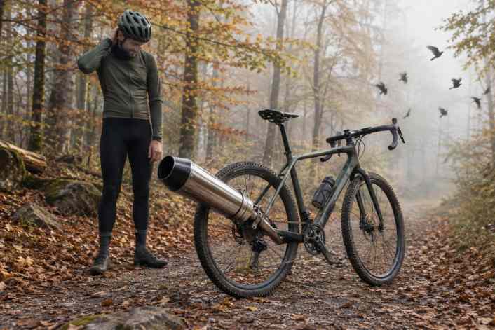The sports exhaust for cyclists with a need to show off