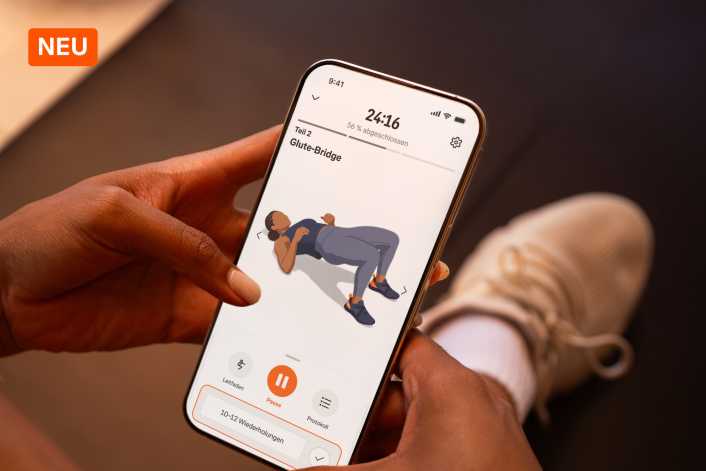 Guided workouts with live tracking