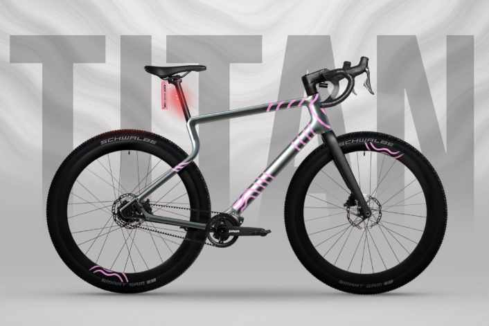 Limitierter Fahrradrahmen aus Raumfahrt-Material