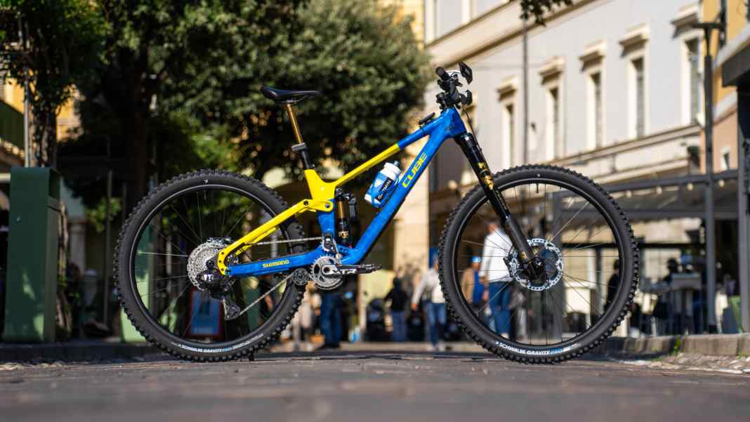 Das ist das Cube-Enduro mit 30,5 Zoll Vorderrad